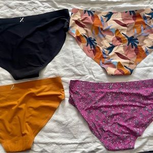Knix bikini underwear 4 pairs SZ L